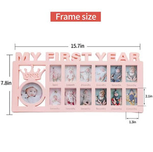 My First Year Crown Picture Frame