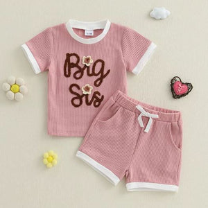Matching Big Lil Sis Flower Outfit