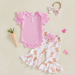 Easter Bell Bottom Outfit & Headband