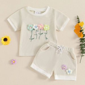 Flower Patch Shirt & Shorts