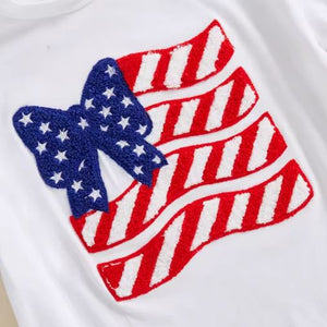USA Embroidery Onesie