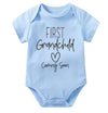 First Grandchild Coming Soon Onesie
