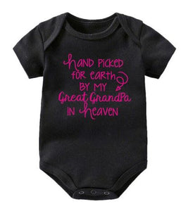 Hand Picked By My Great Grandpa Onesie (Multiple Colors)