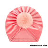 Velvet Fur Pompom Hat