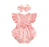 Ruffled Daisy Mae Romper & Bow