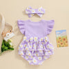 Ruffled Daisy Mae Romper & Bow