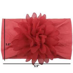 Flower Pom Headband
