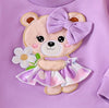 Beary Cute Floral Outfit & Headband