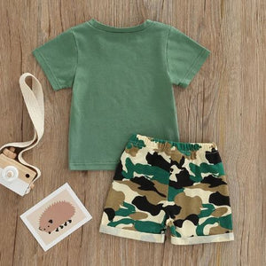 Dad's Little Dude Camouflage Outfit