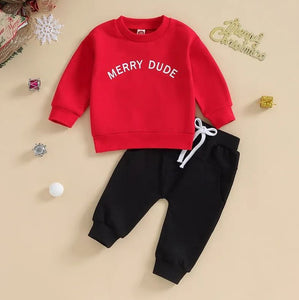 Merry Dude Christmas Outfit