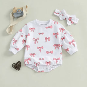 Rina Ribbon Onesie & Matching Bow