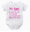 My Aunt Onesie