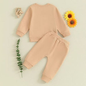 Daisy Embroidered Jogger Set