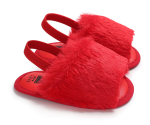 Fur Sandals (Multiple Colors)