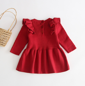 Knitted Sweater Dress (Multiple Colors) - Bitsy Bug Boutique