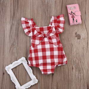 Plaid Romper Outfit