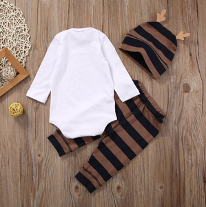 Little Moose Striped Outfit