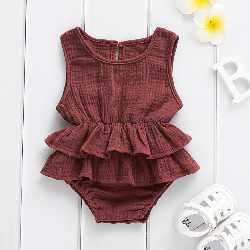 Striped Ruffle Onesie for Baby & Toddler Girls – Bitsy Bug Boutique