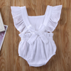 Solid Ruffle Rompers