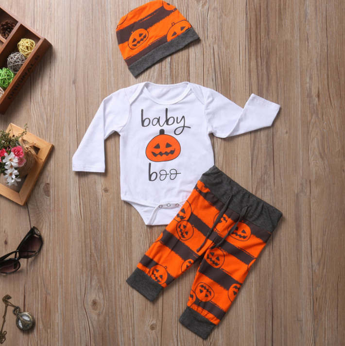 Boo Halloween Outfit for Baby Boys & Girls – Bitsy Bug Boutique