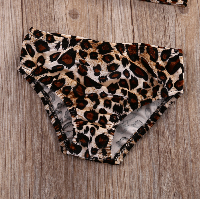 Leopard Print Bikini + Headband