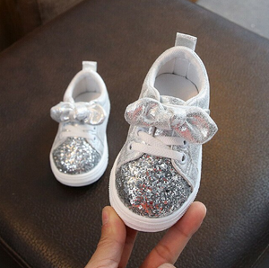 Baby Girl Bow Tie Shoes