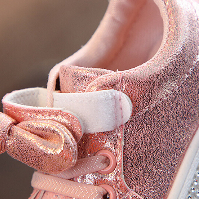 Baby Girl Bow Tie Sneaker Shoes for Baby and Toddler Girls – Bitsy Bug ...