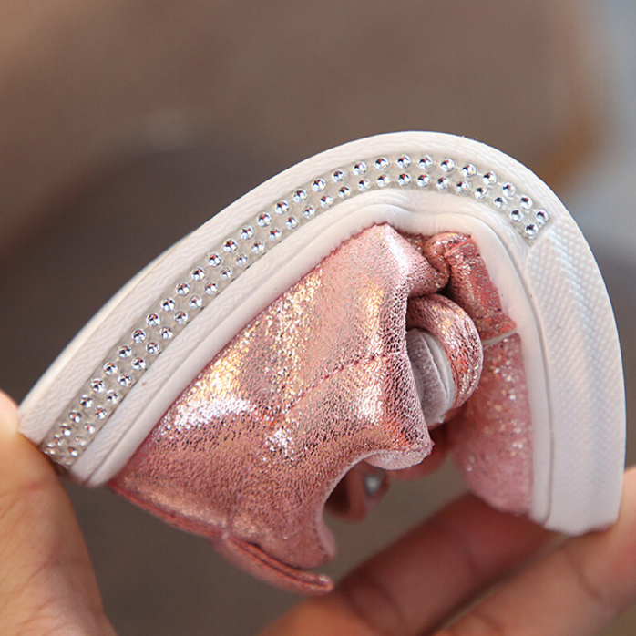 Baby Girl Bow Tie Sneaker Shoes for Baby and Toddler Girls – Bitsy Bug ...