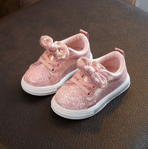 Baby Girl Bow Tie Shoes