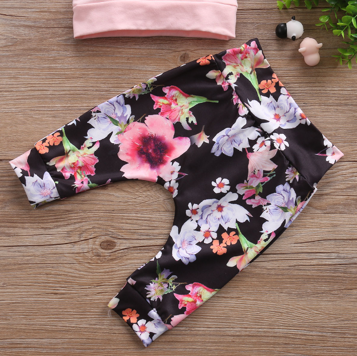 Floral Hoodie & Pants Outfit for Baby & Toddler Girls – Bitsy Bug Boutique