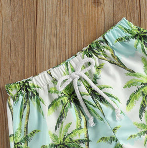 Camouflage Palm Tree Swim Trunks