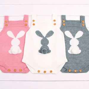 Knitted Rabbit Romper