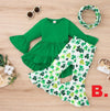 Flared Top with Shamrock Bell Bottoms & Scarf