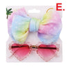 Heart Sunglasses & Headband Set (Multi Colors)