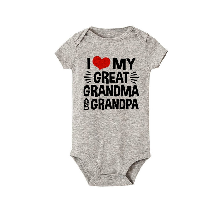 I Love My Great Grandma & Grandpa Onesie