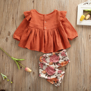 Fall Rose Floral Outfit