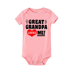 Great Grandpa Loves Me Onesie