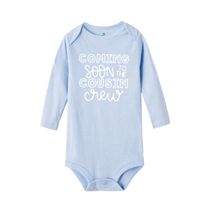 Coming Soon to the Cousin Crew Onesie