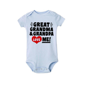 Great Grandma & Grandpa Love Me Onesie