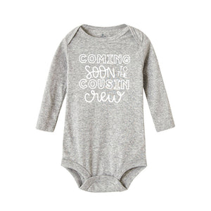 Coming Soon to the Cousin Crew Onesie