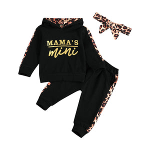 Mama's Mini Leopard Print Hoodie Outfit