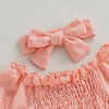 Sadie Ruffle Dress with Bow