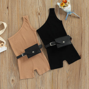 Off Shoulder Norma Romper & Belt