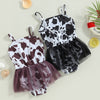 Cow Print Tutu Swimsuit