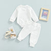 Solid Checkered Onesie with Matching Pants