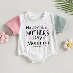 Color Patch Happy 1st Mother's Day Onesie