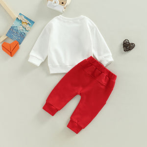 Baby Boy First Valentine's Day Outfit