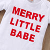 Merry Little Babe Christmas Outfit