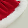Red Santa Baby Christmas Dress with Headband