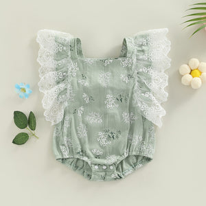 Floral Lace Fana Romper